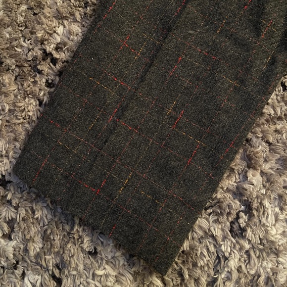 High Waisted Wool Blend Trousers - Picture 3 of 8